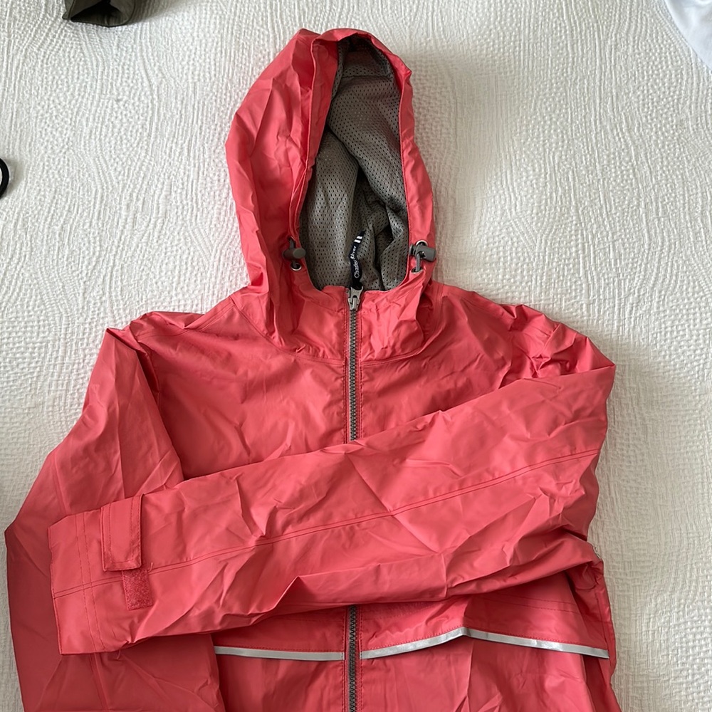 Little Coral Raincoat